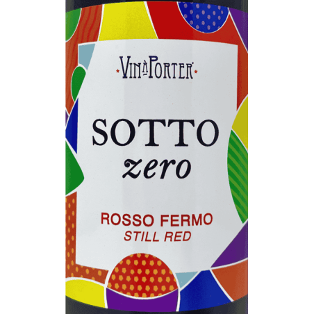 Vino Rosso Fermo Sotto Zero Alkoholfrei 0,0% - Vin a Porter