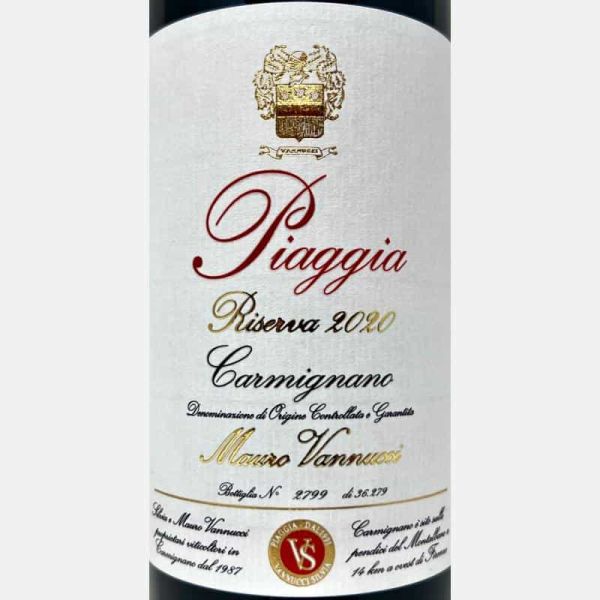 Piaggia Carmignano Riserva DOCG 2020 - Piaggia