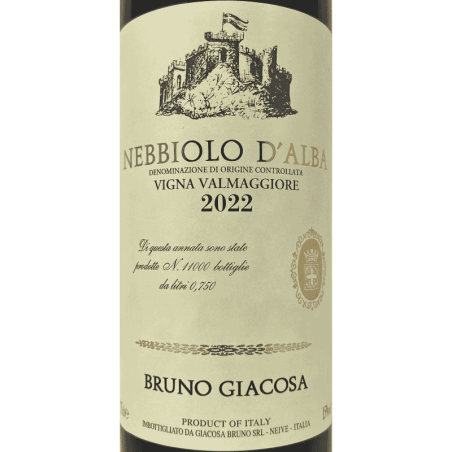 Nebbiolo d´Alba Vigna Valmaggiore DOC 2022 - Bruno Giacosa