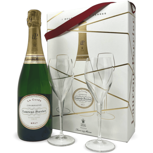 Champagne La Cuvee Brut AOC Gift box...