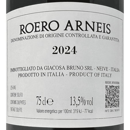 Roero Arneis DOCG 2024 - Bruno Giacosa