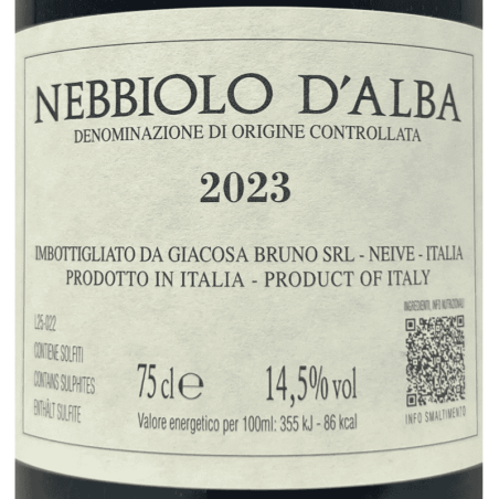 Nebbiolo d´Alba DOC 2023 - Bruno Giacosa