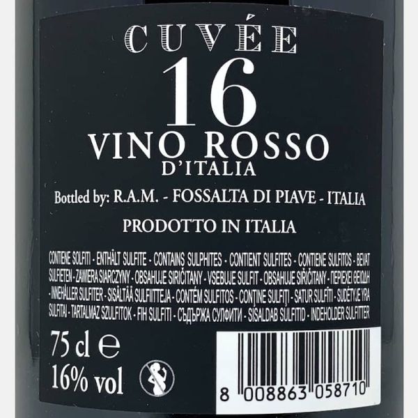 Cuvee 16 Limited Edition Vino Rosso d´Italia - Botter Cuvee 16 Limited Edition Vino Rosso d´Italia - Botter