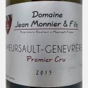 Meursault-Genevrieres Premier Cru AOC 2013 - Domaine Jean Monnier et Fils Meursault-Genevrieres Premier Cru AOC 2013 - Domaine Jean Monnier et Fils
