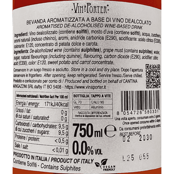 Orange Spritz Alcohol Free 0,0% - Vin a Porter