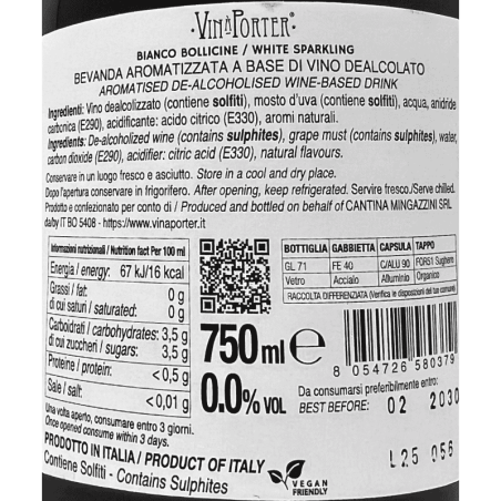 Spumante Eclissi Alkoholfrei 0,0% - Vin a Porter