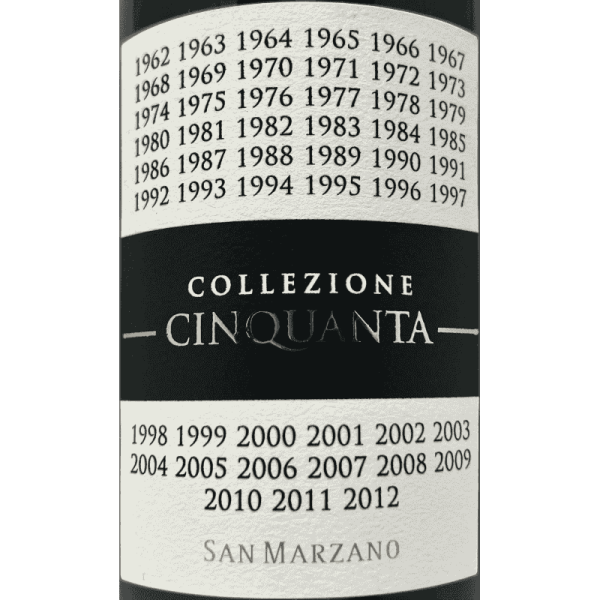 Collezione Cinquanta +6 Vino Rosso d’Italia - Cantine San Marzano