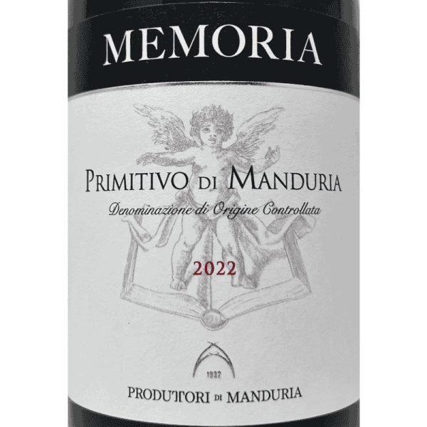 Primitivo di Manduria Memoria DOC 2022 - Produttori di Manduria