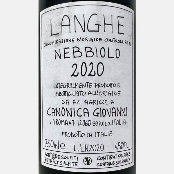 Langhe Nebbiolo DOC 2020 - Giovanni...