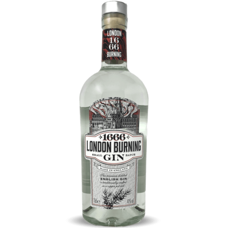 Gin London Burning 1666 0,7L 41%Vol. - Polini