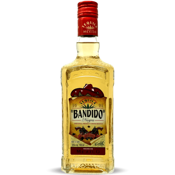 Tequila El Bandido Negro Gold Premium 0,7L 38%Vol. - Polini Tequila El Bandido Negro Gold Premium 0,7L 38%Vol. - Polini
