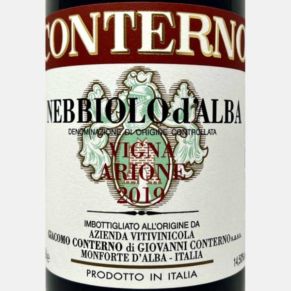 Nebbiolo d'Alba Vigna Arione DOC 2019...