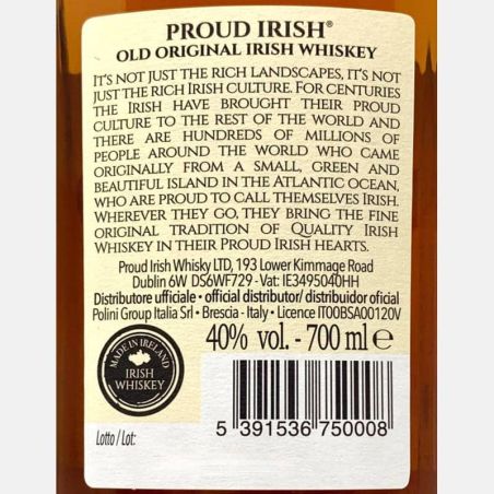 Proud Irish Whiskey Old Original 0,7L 40% Vol.