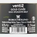 Spumante Gold Cuvée Venti2 Brut - Borgo Molino Spumante Gold Cuvée Venti2 Brut - Borgo Molino