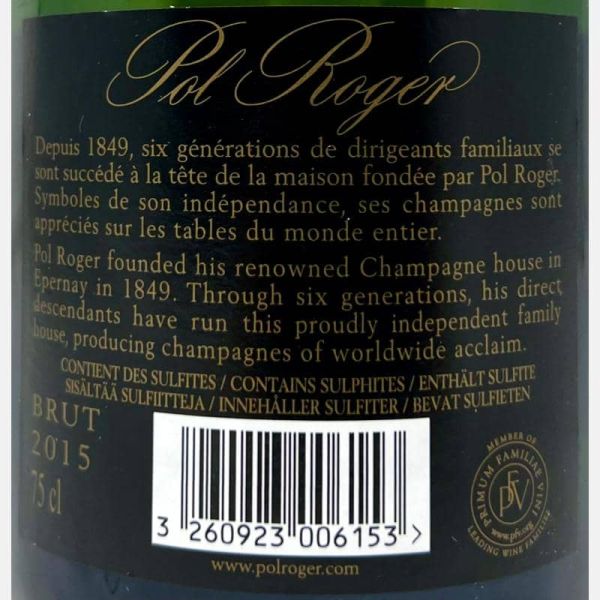 Champagne Vintage Brut AOC 2015 Gift...