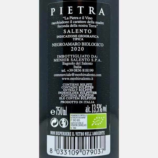 Negroamaro Pietra Salento IGT 2021...