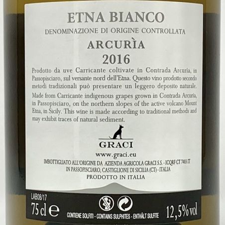 Etna Bianco Arcurìa DOC 2016 - Graci
