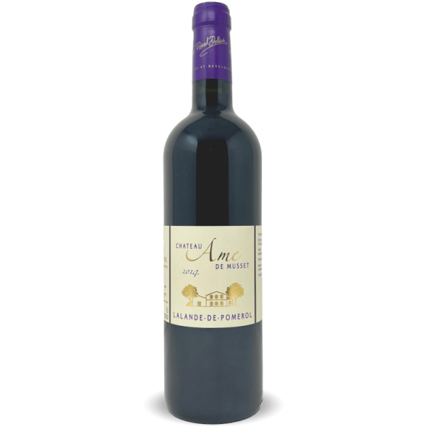 Lalande de Pomerol Bordeaux Rouge AOC 2014 - Chateau Ame de Musset Lalande de Pomerol Bordeaux Rouge AOC 2014 - Chateau Ame de Musset