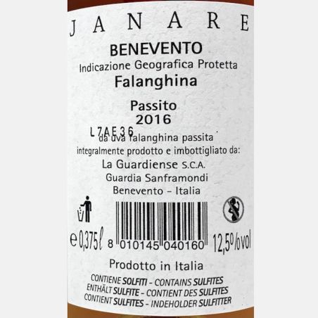 Passito di Falanghina del Sannio Janare Laureto IGP 2016 0,375L - La Guardiense