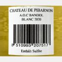 Bandol Blanc AOC 2020 Bio - Chateau de Pibarnon Bandol Blanc AOC 2020 Bio - Chateau de Pibarnon