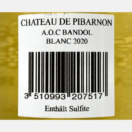 Bandol Blanc AOC 2020 Bio - Chateau de Pibarnon