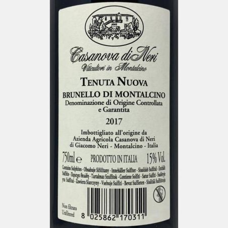 Brunello di Montalcino Tenuta Nuova DOCG 2017 - Casanova di Neri