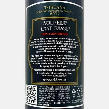 Soldera Case Basse Sangiovese Toscana IGP 2017 - Soldera