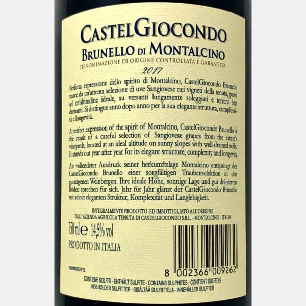 Brunello di Montalcino DOCG 2017 - Castelgiocondo, Frescobaldi Brunello di Montalcino DOCG 2017 - Castelgiocondo, Frescobaldi