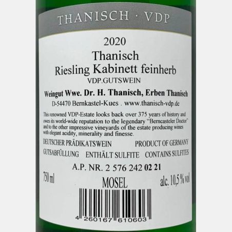Riesling Kabinett feinherb VDP 2020 - Wwe. Dr. H. Thanisch, Erben Thanisch