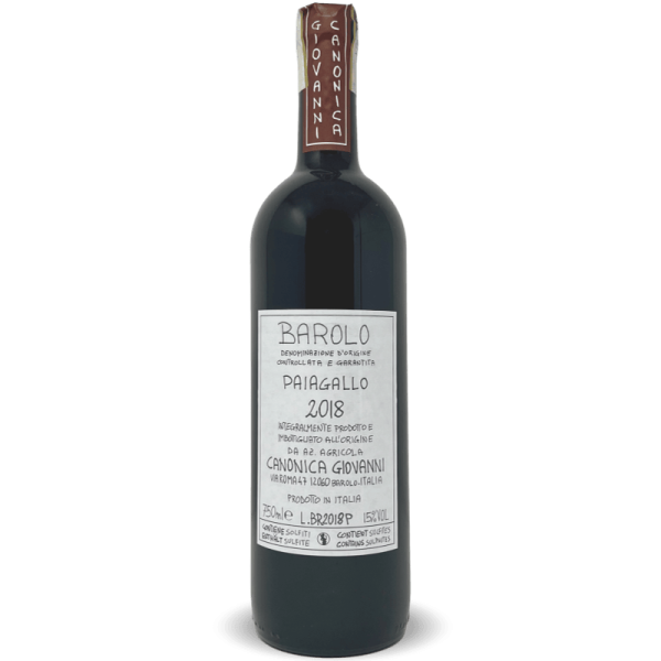 Barolo Paiagallo DOCG 2018 - Giovanni Canonica Barolo Paiagallo DOCG 2018 - Giovanni Canonica