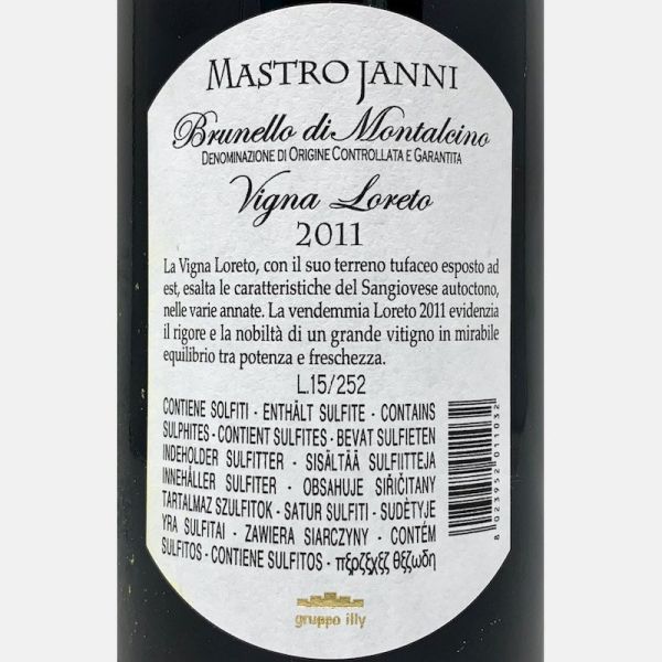 Brunello di Montalcino Vigna Loreto DOCG 2011 - Mastrojanni Brunello di Montalcino Vigna Loreto DOCG 2011 - Mastrojanni