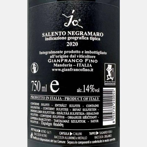 Negroamaro Salento Jo IGT 2020 -...