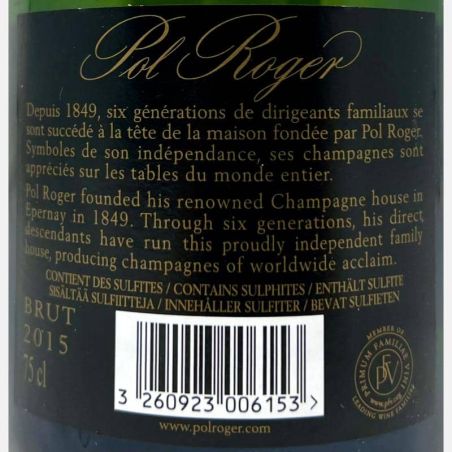Champagne Vintage Brut AOC 2015 Gift box - Pol Roger