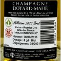 Champagne Blanc de Blancs Vertus Premier Cru Millésime Brut 2013 - Doyard-Mahe Champagne Blanc de Blancs Vertus Premier Cru Millésime Brut 2013 - Doyard-Mahe
