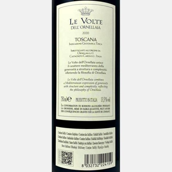 Le Volte dell´Ornellaia Rosso Toscana IGT 2020 - Tenuta dell'Ornellaia Le Volte dell´Ornellaia Rosso Toscana IGT 2020 - Tenuta dell'Ornellaia