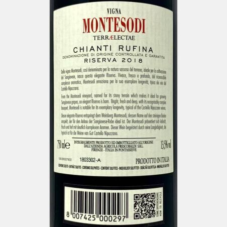 Chianti Rufina Riserva Vigna Montesodi DOCG 2018 - Castello di Nipozzano, Frescobaldi