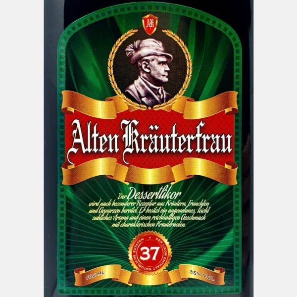 Alten Kräuterfrau Kräuterlikör 0,7L 35% Vol.