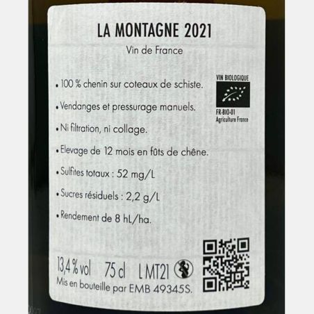 La Montagne Chenin Blanc 2021 - Château de Bonnezeaux