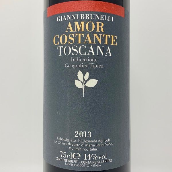 Amor Costante Rosso Toscana IGT 2013 - Gianni Brunelli Le Chiuse di Sotto