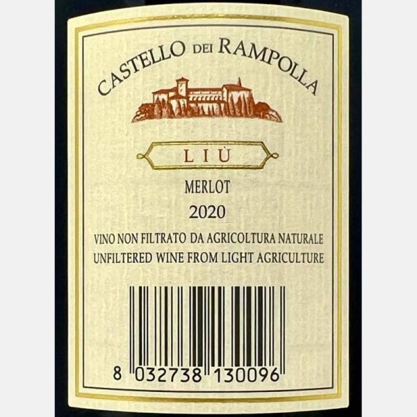 Merlot Liù Toscana IGT 2020 - Castello dei Rampolla Merlot Liù Toscana IGT 2020 - Castello dei Rampolla