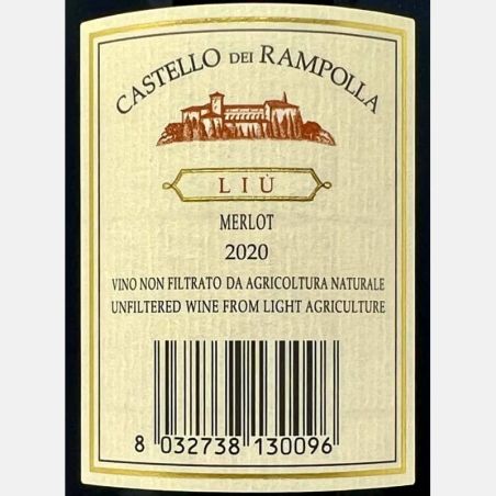 Merlot Liù Toscana IGT 2020 - Castello dei Rampolla