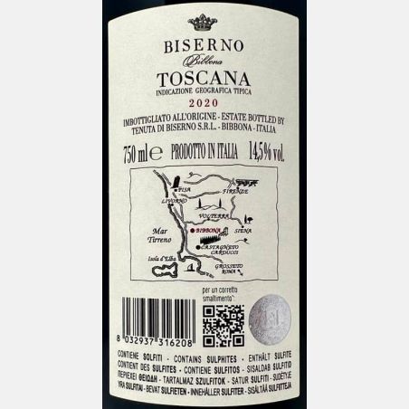Biserno Toscana IGT 2020 - Tenuta di Biserno