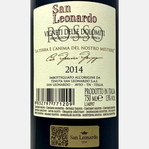 San Leonardo Rosso Vigneti delle...