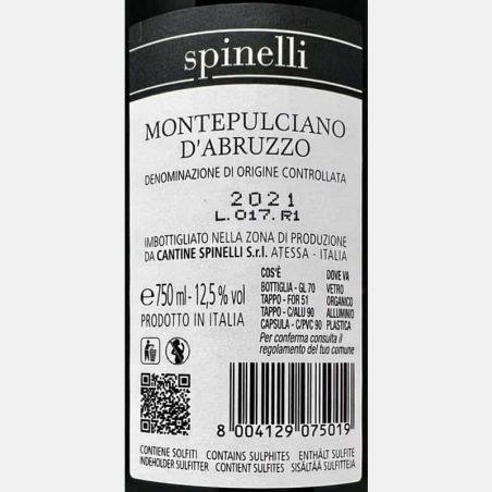 Montepulciano d’Abruzzo DOC 2021 - Spinelli