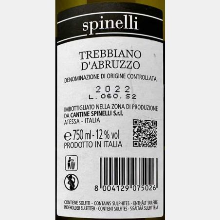 Trebbiano d’Abruzzo DOC 2022 - Spinelli