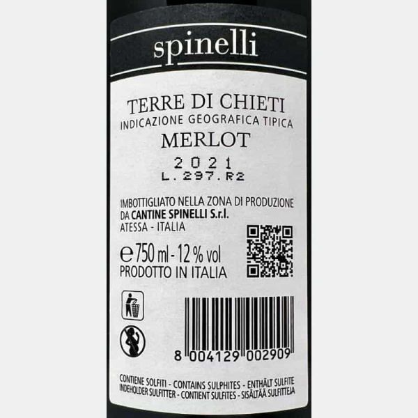 Merlot Terre di Chieti IGT 2022 - Spinelli Merlot Terre di Chieti IGT 2022 - Spinelli