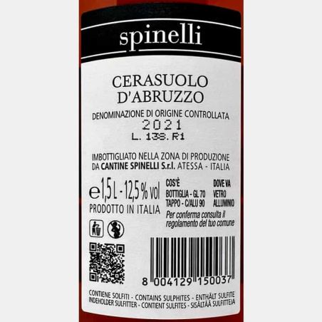 Cerasuolo d’Abruzzo DOC 2022 Magnum 1,5L - Spinelli