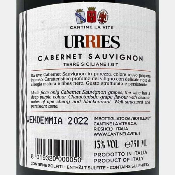 Cabernet Sauvignon Urries Terre...