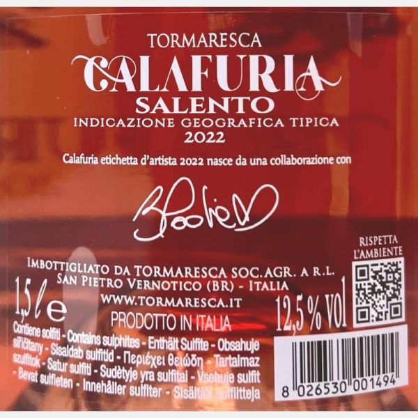 Calafuria Rosé Salento IGT 2022 Magnum 1,5L Geschenkbox - Tormaresca Calafuria Rosé Salento IGT 2022 Magnum 1,5L Geschenkbox - Tormaresca