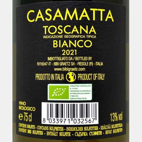 Casamatta Bianco Toscana IGT 2021 Bio - Bibi Graetz